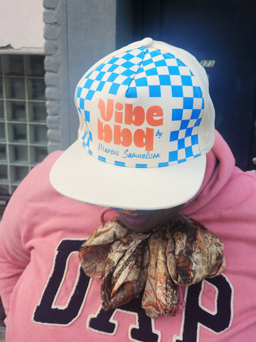 Vibe BBQ / Checkered Baseball Cap